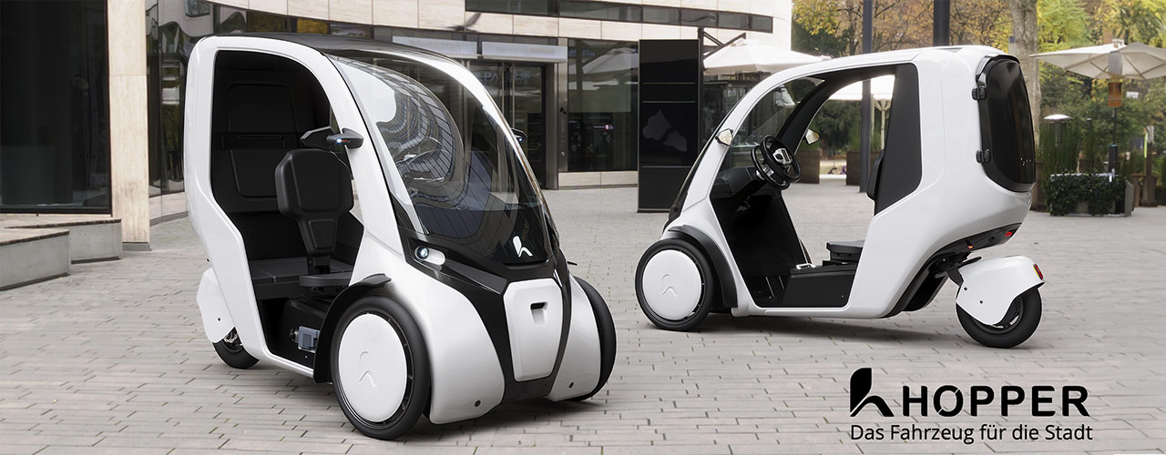 Hopper Mikromobil jetzt bei uns testen